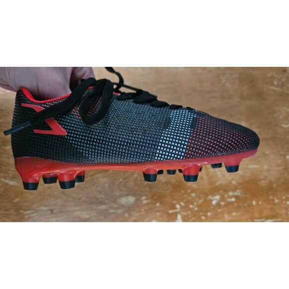 New Kids Cleats Size 11 Dream Pairs Red Black and Gray - Picture 7 of 7